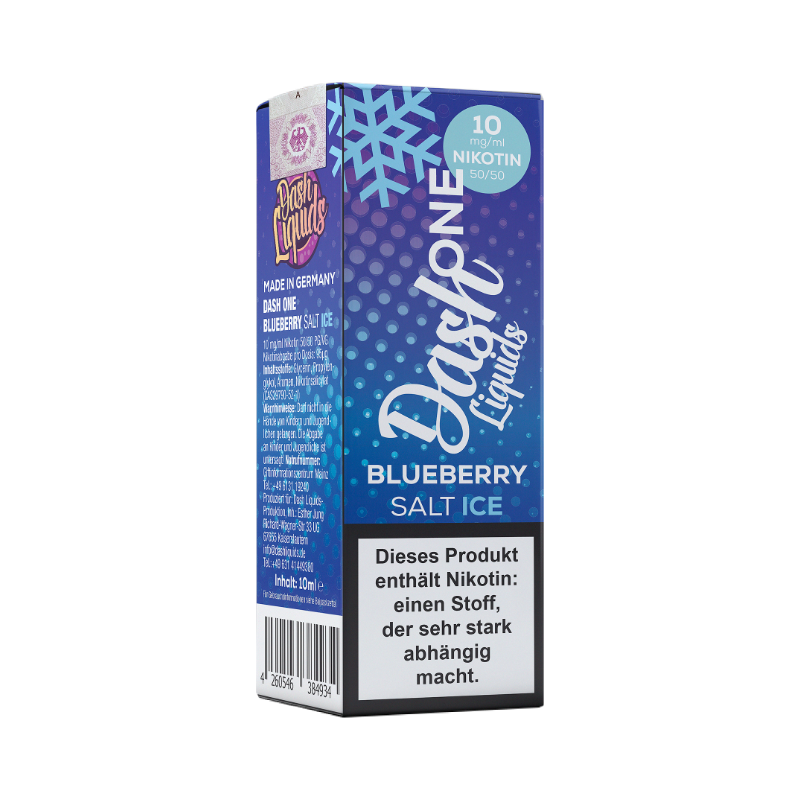 Dash One Blueberry Ice Nikotinsalz Liquid 10ml