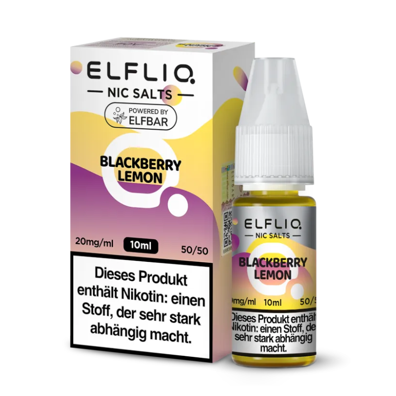 ElfLiq by Elfbar Blackberry Lemon Nikotinsalz Liquid 10ml