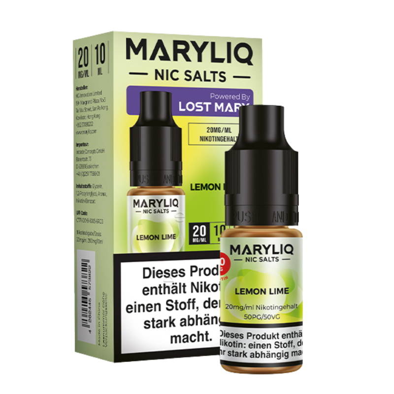 MaryLiq by LostMary Lemon Lime Nikotinsalz Liquid 10ml