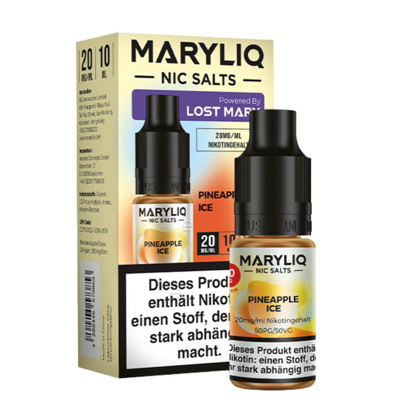 MaryLiq by LostMary Pineapple Ice Nikotinsalz Liquid 10ml