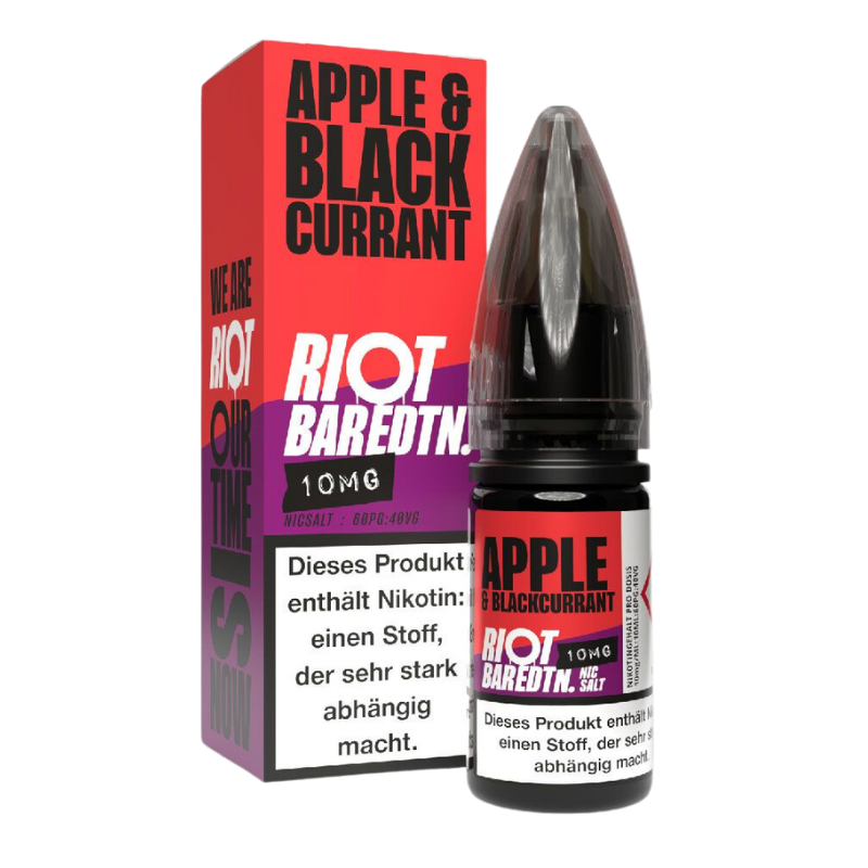 Riot Squad Bar EDTN Apple Blackcurrant Nikotinsalz Liquid 10ml