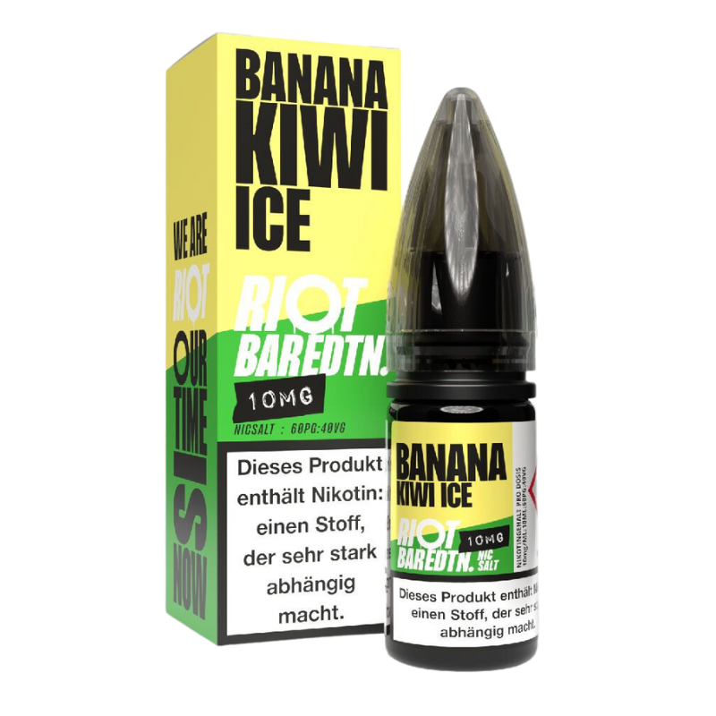 Riot Squad Bar EDTN Banana Kiwi Ice Nikotinsalz Liquid 10ml