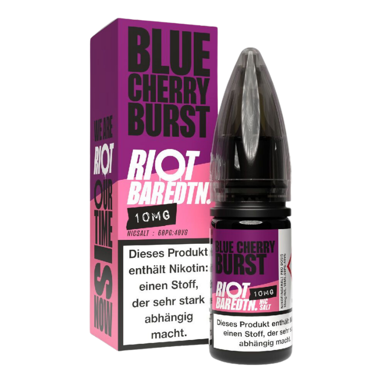 Riot Squad Bar EDTN Blue Cherry Burst Nikotinsalz Liquid 10ml