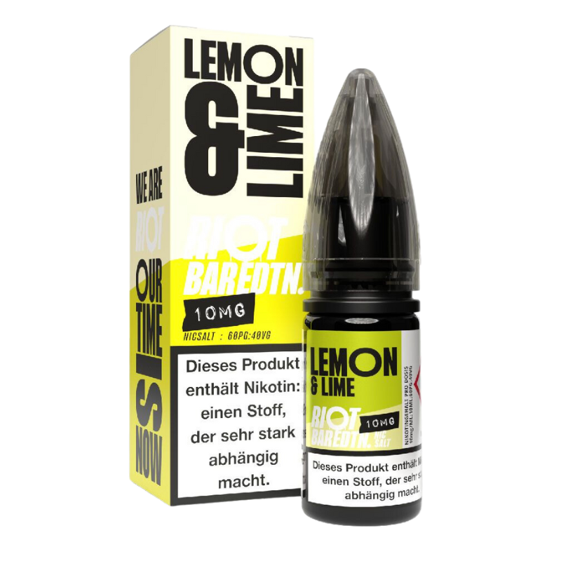 Riot Squad Bar EDTN Lemon & Lime Nikotinsalz Liquid 10ml