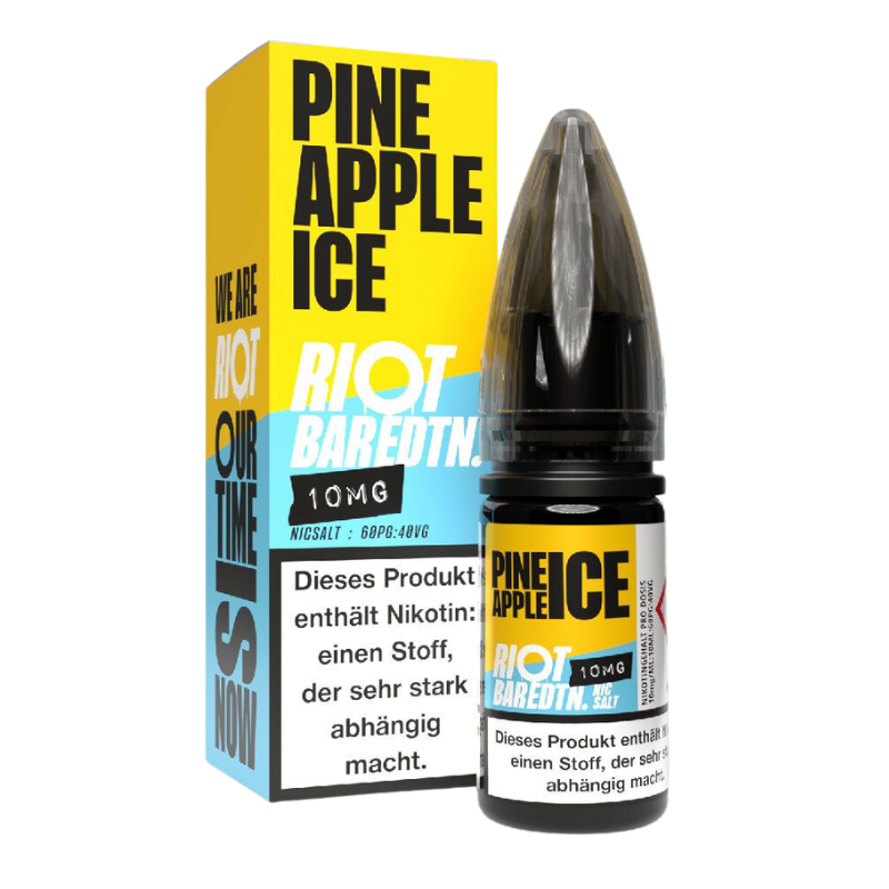 Riot Squad Bar EDTN Pineapple Ice Nikotinsalz Liquid 10ml