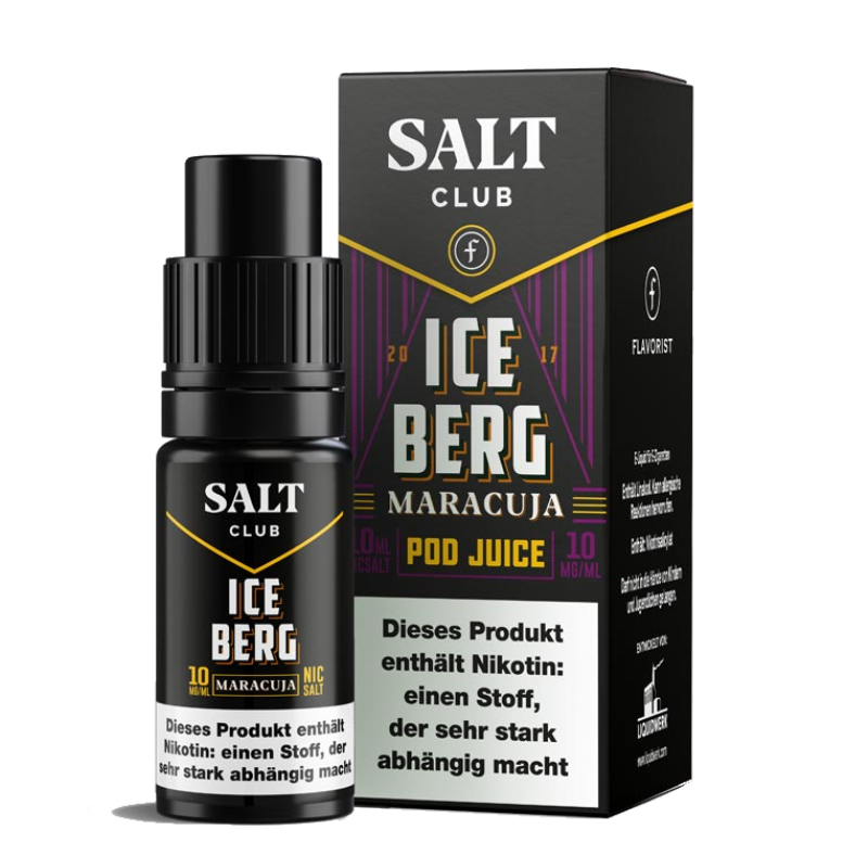 Flavorist Salt Club Iceberg Maracuja Nikotinsalz Liquid 10ml