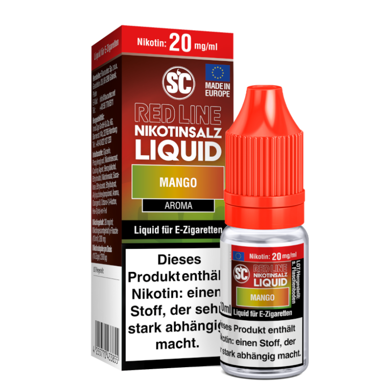 SC Liquids Red Line Mango Nikotinsalz Liquid 10ml